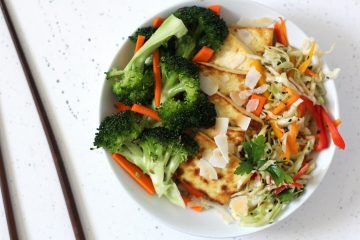 Coconut Rice Bowl with Cumin Broccoli Slaw and Quick Pickles ...
