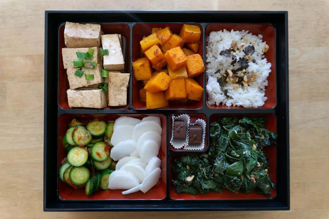 Vegetarian Bento Box - Delicious Not Gorgeous