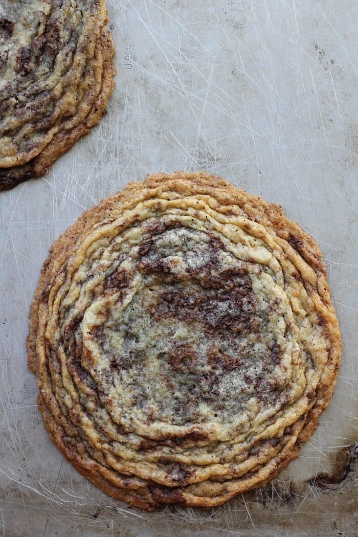 Pan-Banging Chocolate Chip Cookies - Sip and Feast