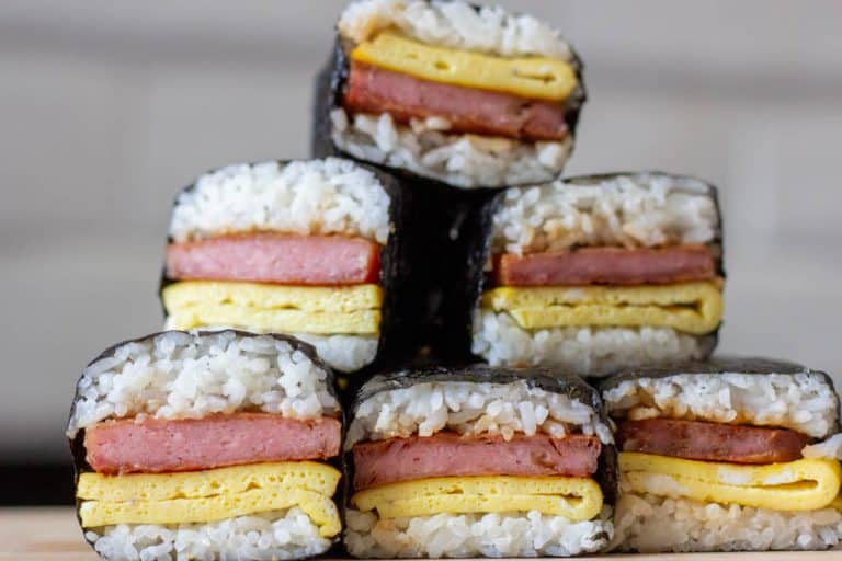 Spam Musubi with Egg Recipe - Delicious Not Gorgeous