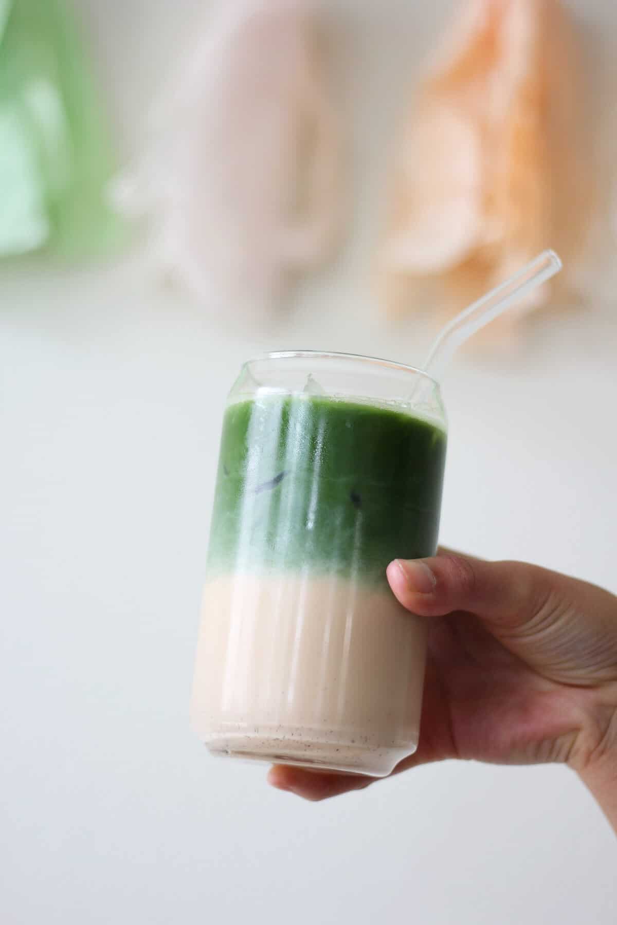 Easy Iced Matcha Latte - Our Love Language is Food