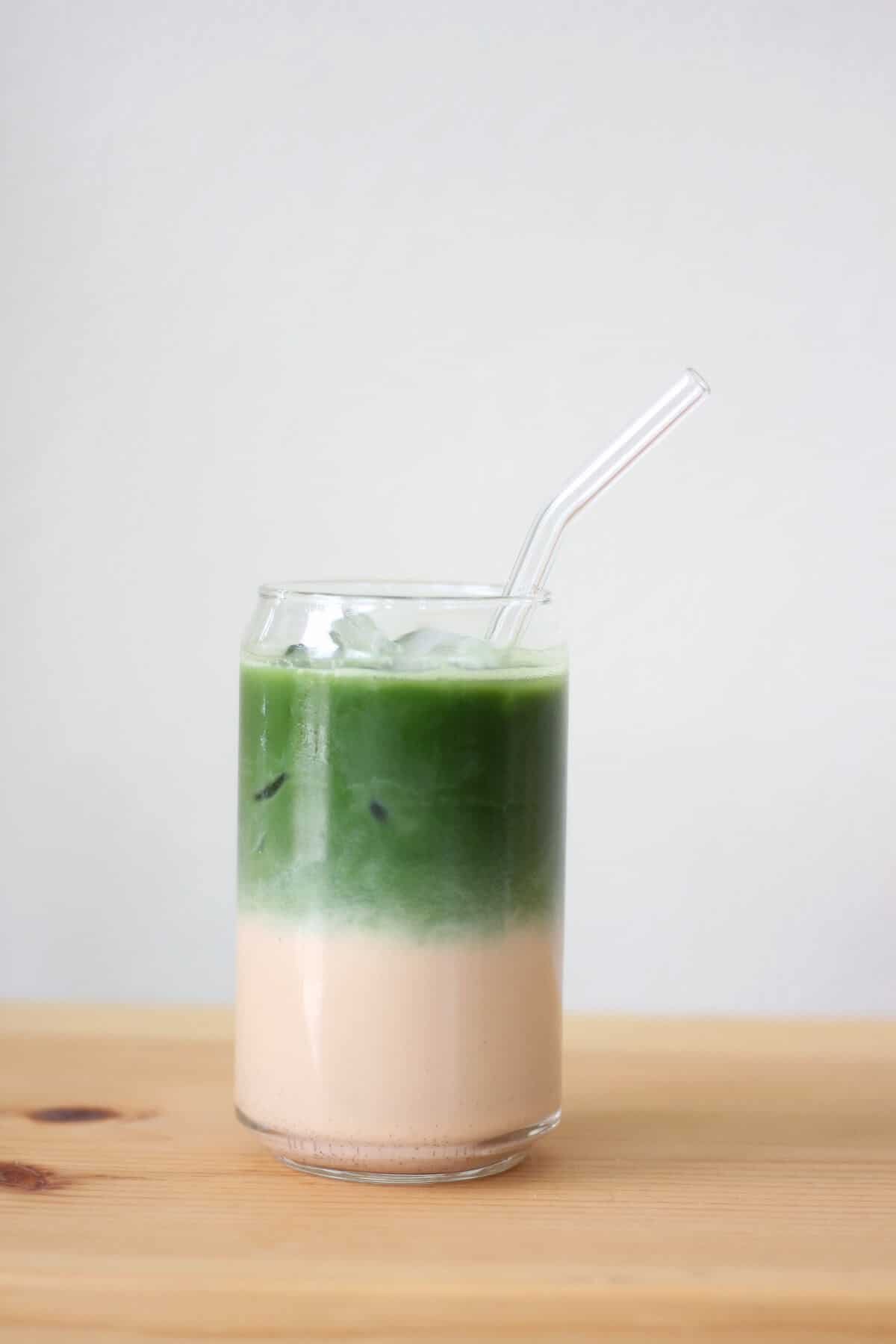 The BEST Vegan Matcha Latte (Hot or Iced!) - The Conscientious Eater